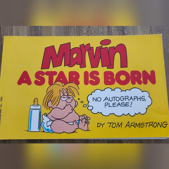 Vintage 1982 Marvin Comic A Star is Born by Tom Armstrong - Picture 1 of 3